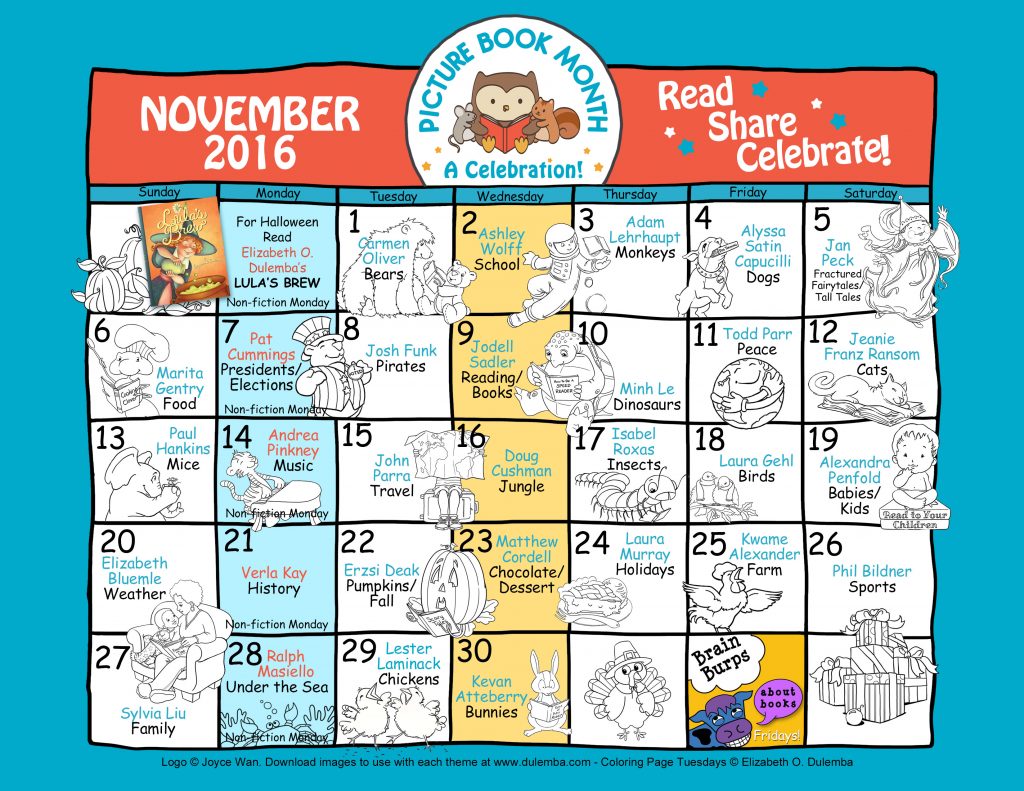 Celebrate National Picture Book Month in November!