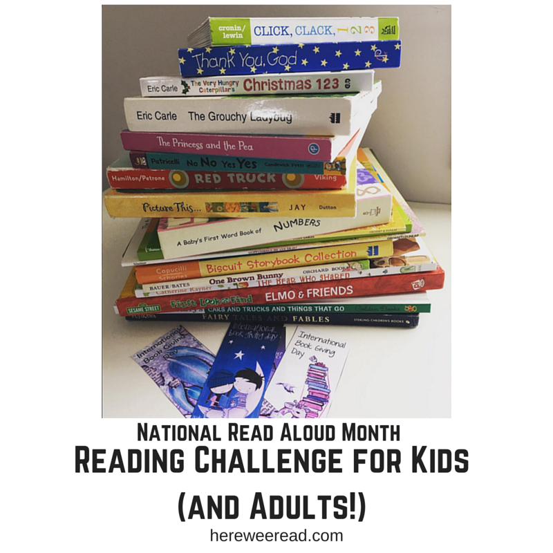 National Read Aloud Month Reading Challenge for Kids (and Adults)!