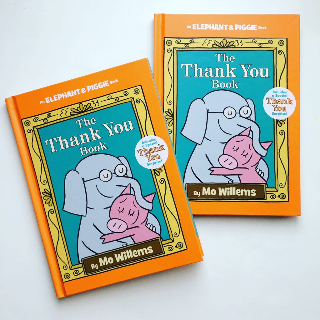 Book of the Week: The Thank You Book by Mo Willems