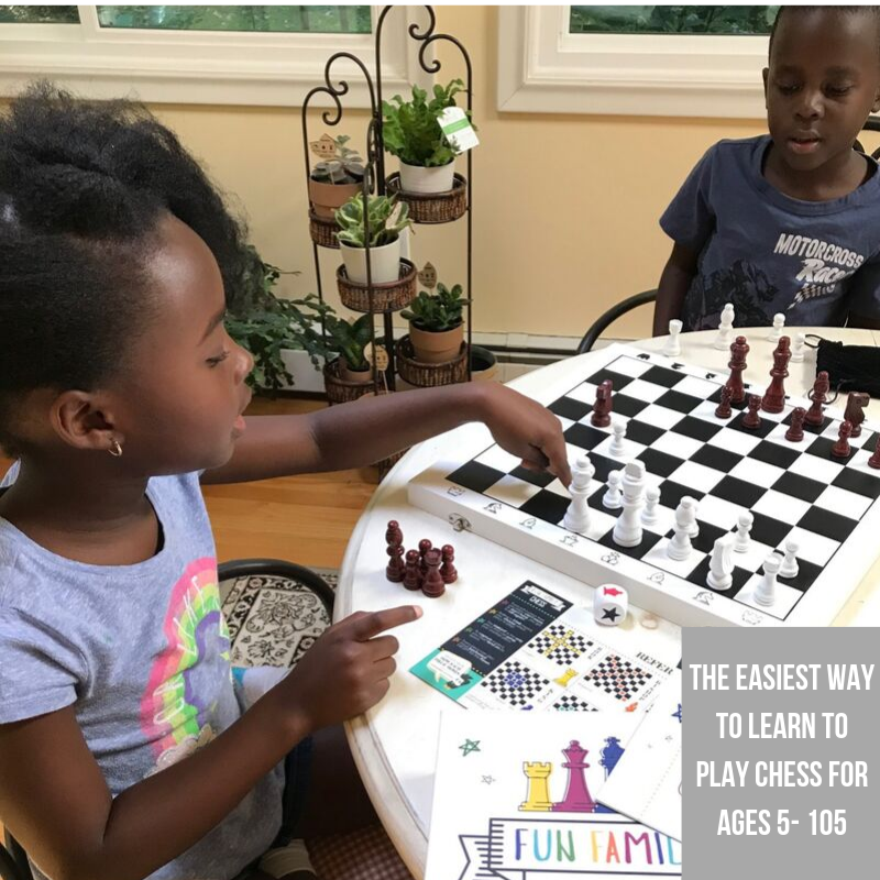 The Easiset Way to Learn How to Play Chess for Ages 5 – 105: Brainblox Family Fun Chess