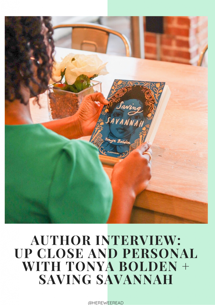 Author Interview: Up Close and Personal with Tonya Bolden + Saving Savannah