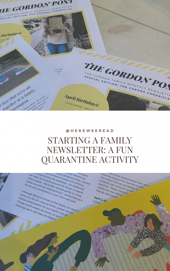 Starting a Family Newsletter: A Fun Quarantine Activity