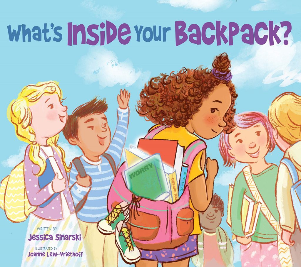 EXCLUSIVE COVER REVEAL: What’s Inside Your Backpack? by Jessica Sinarski + A Giveaway!