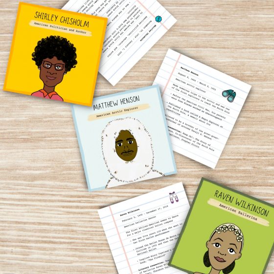 My First Physical Product: Black History Flashcards Here Wee Read x Artish.Reader Collaboration