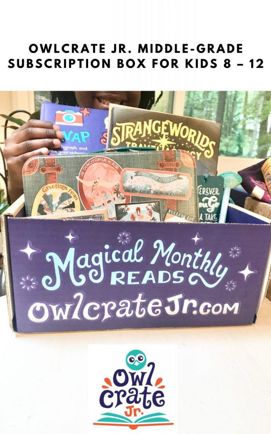 OwlCrate Jr. Middle-Grade Subscription Box for Kids 8 – 12