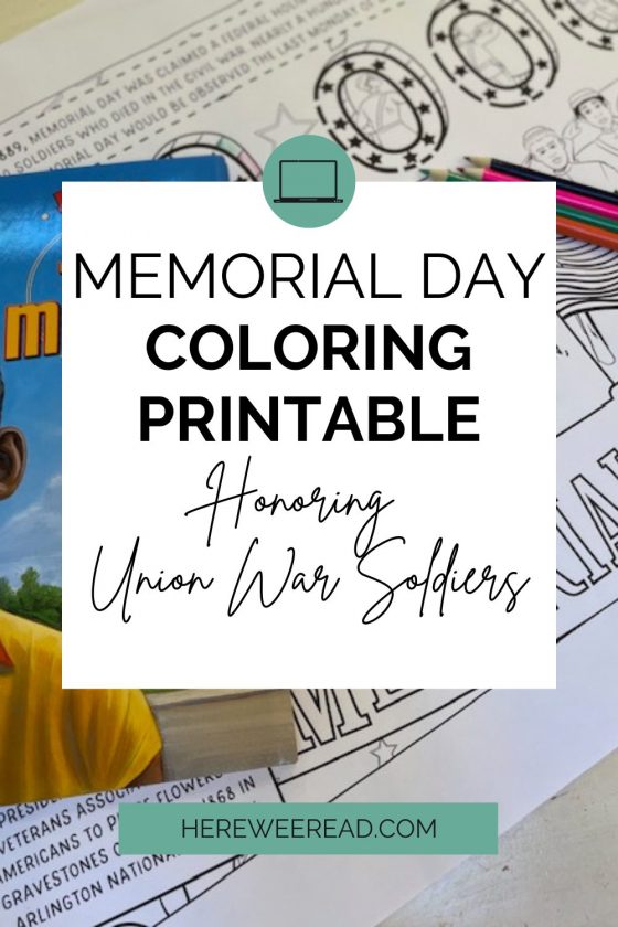 Memorial Day Coloring Sheet Printable: Union War Soldiers